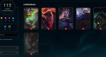 CONTA LOL - LVL 193 - 124 Champions - 112 Skins