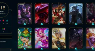 CONTA LOL - LVL 193 - 124 Champions - 112 Skins