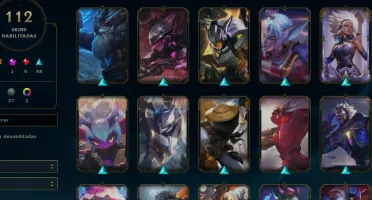 CONTA LOL - LVL 193 - 124 Champions - 112 Skins