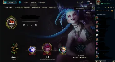 Conta Unranked League Of Legends