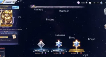 Conta saint Seiya top