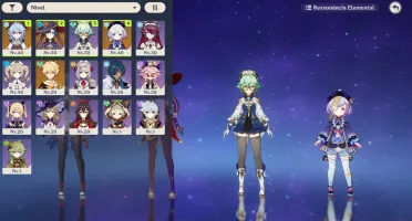 AR27 - Ganyu + Amos + Mona + Qiqi + Orgulho Cel.+ 45 tiros!!