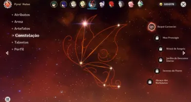 Conta genshin impact Hutao C1 + Homa, Xiao,Diluc,etc