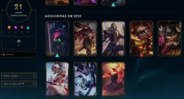 ✅ Conta LOL Br Ouro 3 ✅
