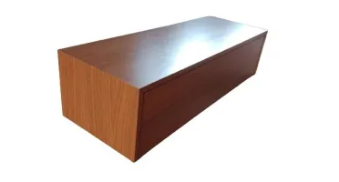 Aparador Suspenso Freijó com Gaveta 75x25x20cm