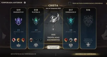 Conta Lol Wild Rift Ex Diamante