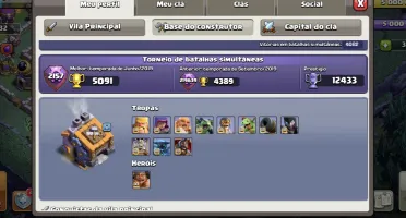 Conta Clash of Clans CV15