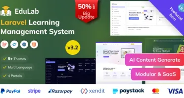 Edulab LMS - Sistema de Gestão de Aprendizagem Laravel php