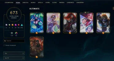 Conta Lol 670 Skins|Todos Os Bonecos|5K Gasto|Lvl 612