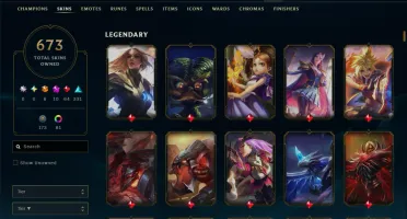 Conta Lol 670 Skins|Todos Os Bonecos|5K Gasto|Lvl 612