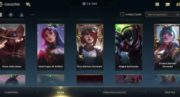 Conta wild rift diamante+passe+skin exclusiva rakan guardião