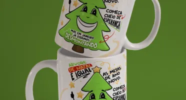 Artes De Natal Para Canecas