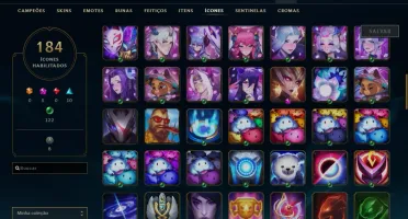 conta lol lvl 437 gold 4 149 skins
