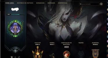 conta lol lvl 437 gold 4 149 skins