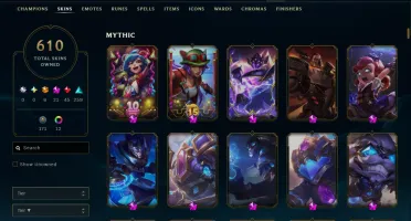 Conta Lol 600+ Skins|Todos Os Bonecos|Lvl 480|4K Gasto