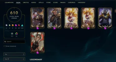 Conta Lol 600+ Skins|Todos Os Bonecos|Lvl 480|4K Gasto