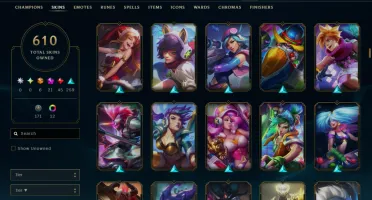 Conta Lol 600+ Skins|Todos Os Bonecos|Lvl 480|4K Gasto