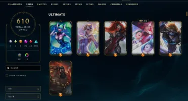 Conta Lol 600+ Skins|Todos Os Bonecos|Lvl 480|4K Gasto