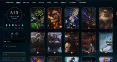 Conta Lol 600+ Skins|Todos Os Bonecos|Lvl 480|4K Gasto