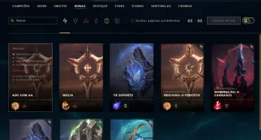 conta de lol level 123