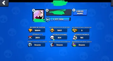 CONTA BRAWL STARS C/ 3 PASSES