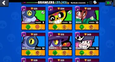 CONTA BRAWL STARS C/ 3 PASSES