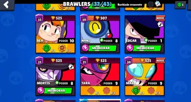 CONTA BRAWL STARS C/ 3 PASSES
