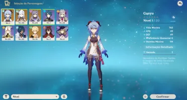 AR16/ 5* GANYU, SHENHE E KEQING