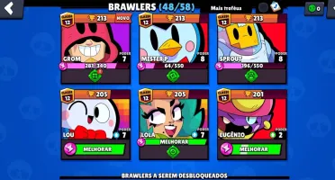 Conta Brawl Stars 48/58