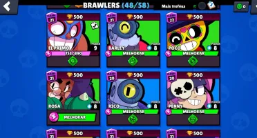 Conta Brawl Stars 48/58