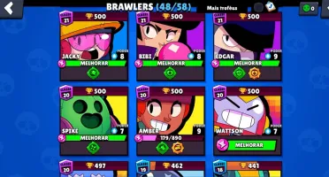 Conta Brawl Stars 48/58