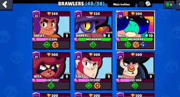 Conta Brawl Stars 48/58