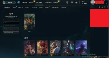 Conta League of  Legends Gold1
