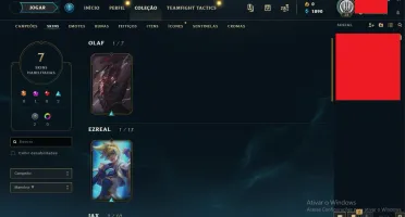 Conta League of  Legends Gold1