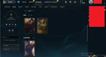 Conta League of  Legends Gold1