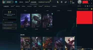 Conta League of  Legends Gold1