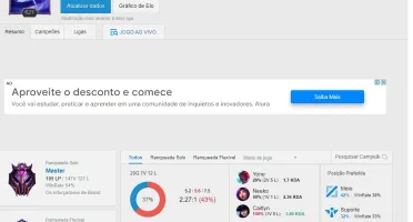 CONTA LOL MESTRE 105PDL COM 412 SKINS!! PREÇO NEGOCIAVEL!!