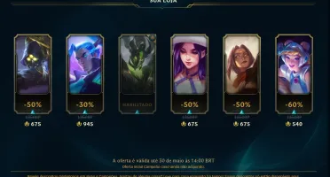 CONTA LOL MESTRE 105PDL COM 412 SKINS!! PREÇO NEGOCIAVEL!!