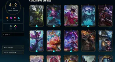 CONTA LOL MESTRE 105PDL COM 412 SKINS!! PREÇO NEGOCIAVEL!!