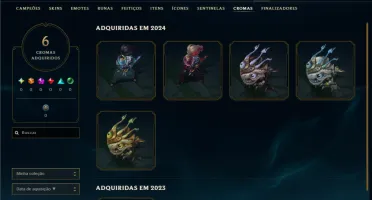 Ferro 3 com 30 Champs e 12 Skins