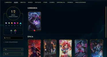 Ferro 3 com 30 Champs e 12 Skins