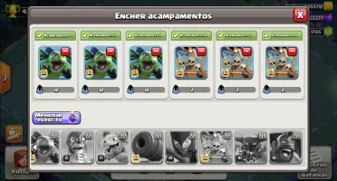 Conta Clash of Clans CV 12 Top