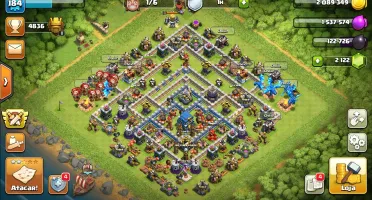 Conta Clash of Clans CV 12 Top