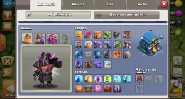 Conta Clash of Clans CV 12 Top