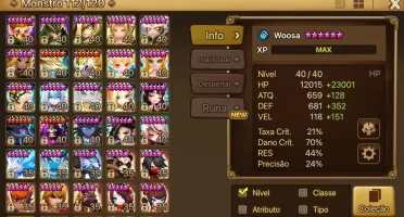 Vendo Conta Summoners War Global