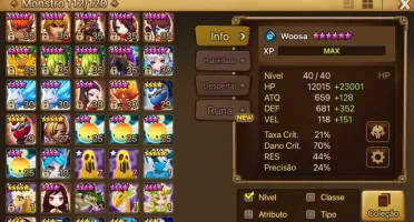 Vendo Conta Summoners War Global