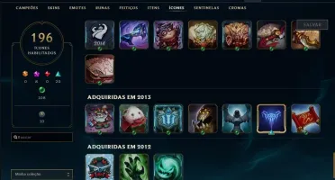 CONTA COM PREÇO IMPERDÍVEL, 275 SKINS DIAMANTE 4 2020