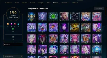 CONTA COM PREÇO IMPERDÍVEL, 275 SKINS DIAMANTE 4 2020