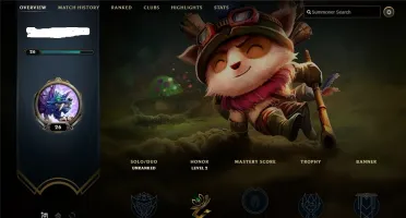 Conta Lol lvl 26 Unranked capsulas intactas