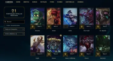 Conta League Of Legends - Smurf